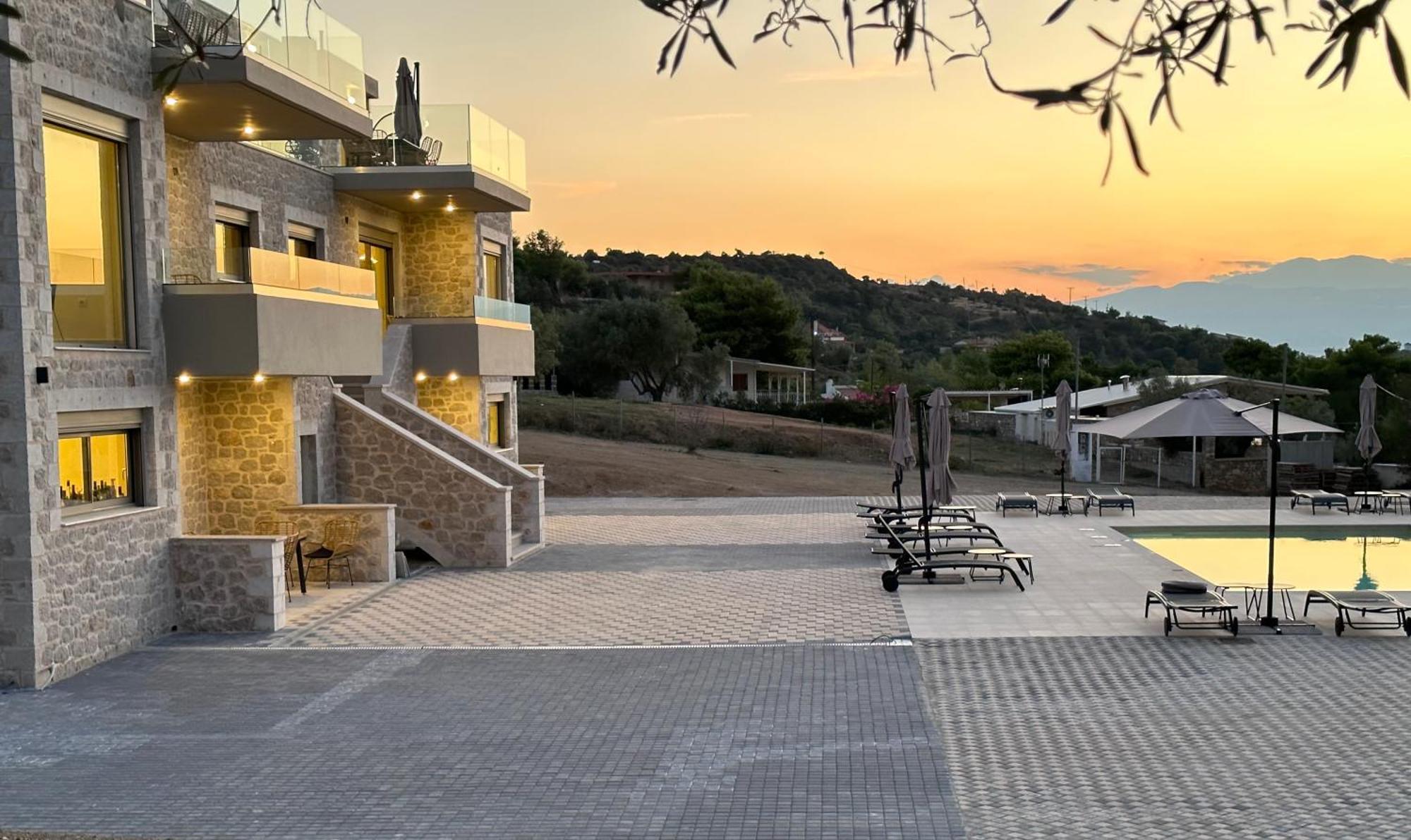 Topos Luxury Stay Heraion Лоутраки Экстерьер фото